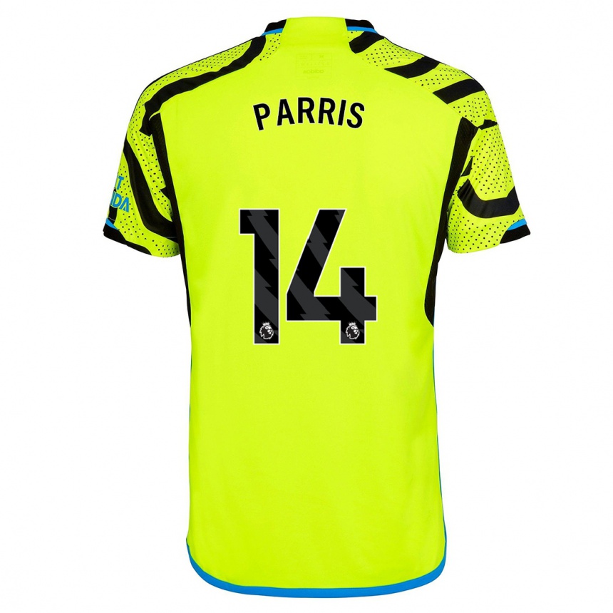 Vaikiškas Nikita Parris #14 Geltona Išvykos Marškinėliai 2023/24 T-Shirt