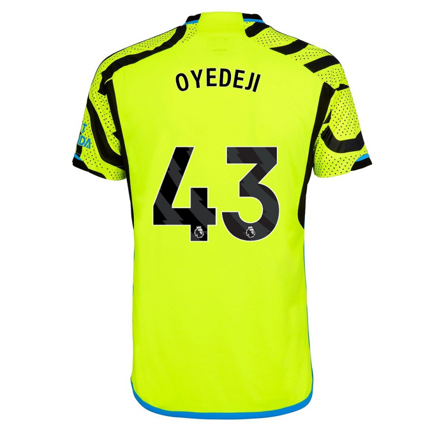 Vaikiškas Nathan Butler Oyedeji #43 Geltona Išvykos Marškinėliai 2023/24 T-Shirt