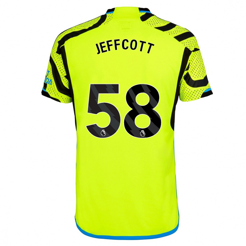 Vaikiškas Henry Jeffcott #58 Geltona Išvykos Marškinėliai 2023/24 T-Shirt