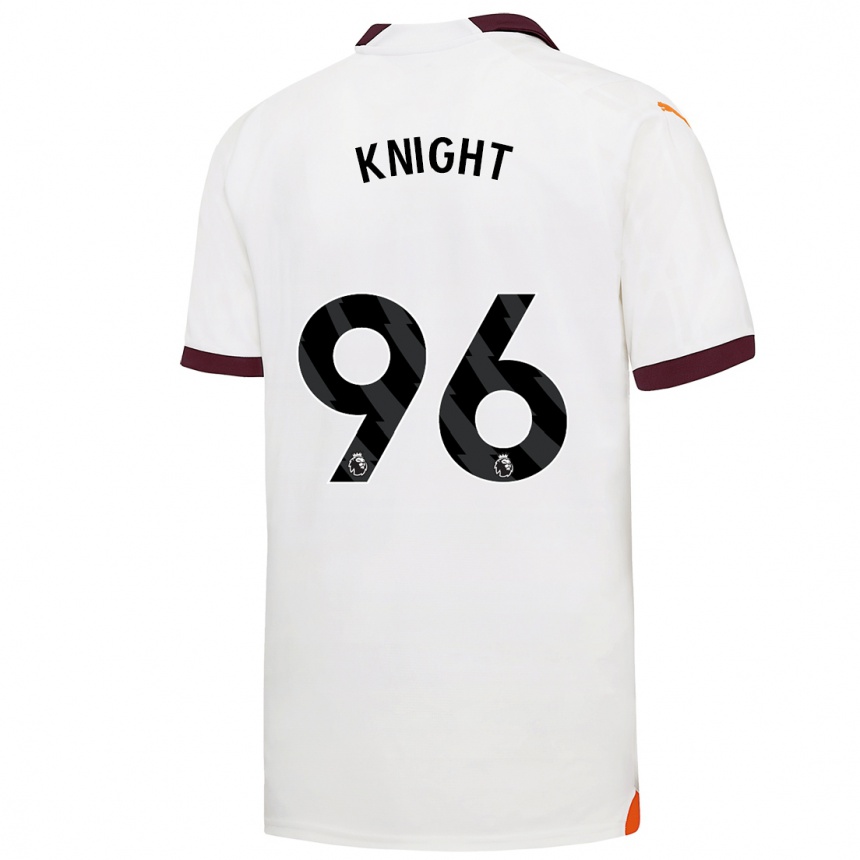 Vaikiškas Ben Knight #96 Baltas Išvykos Marškinėliai 2023/24 T-Shirt