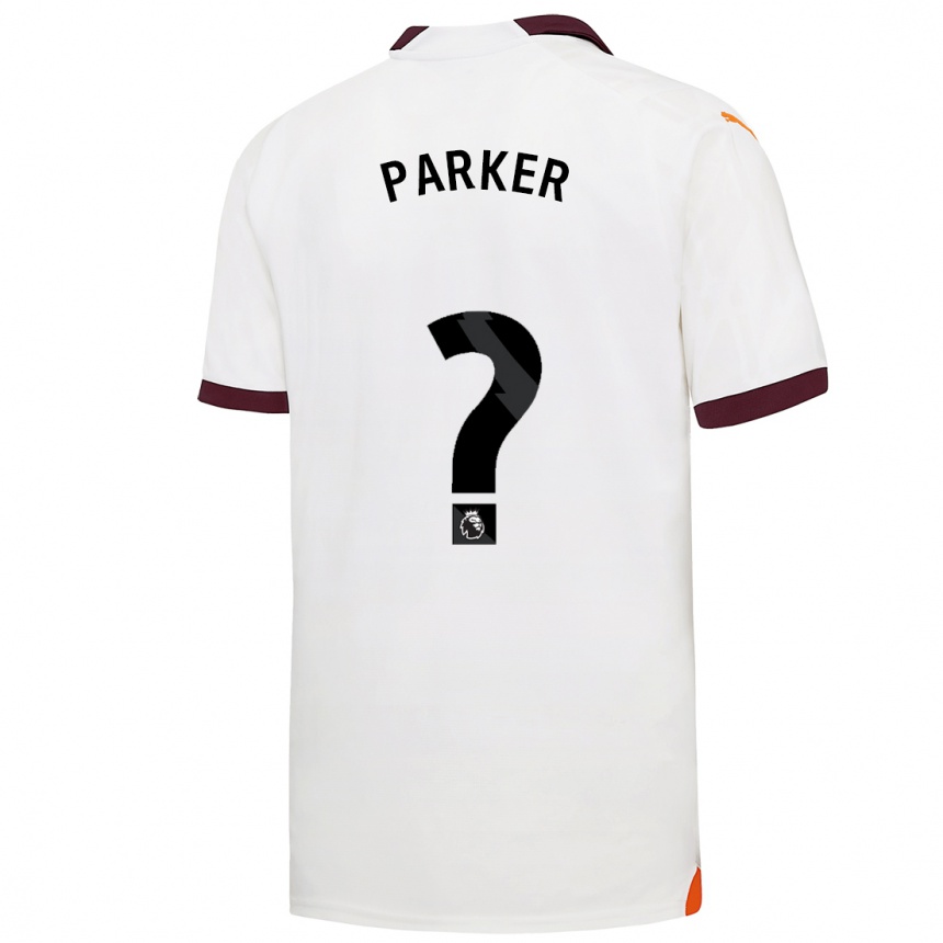 Vaikiškas Harrison Parker #0 Baltas Išvykos Marškinėliai 2023/24 T-Shirt