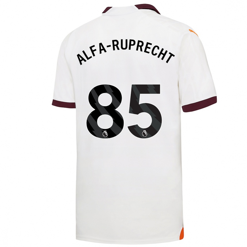 Vaikiškas Farid Alfa-Ruprecht #85 Baltas Išvykos Marškinėliai 2023/24 T-Shirt