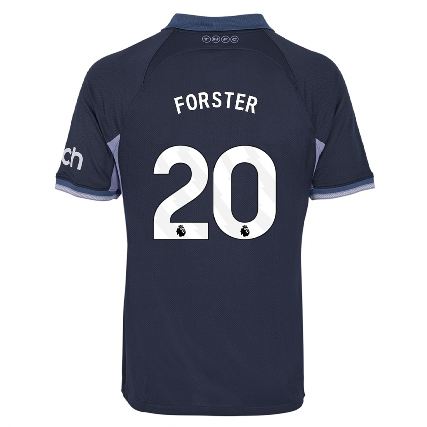 Vaikiškas Fraser Forster #20 Tamsiai Mėlyna Išvykos Marškinėliai 2023/24 T-Shirt