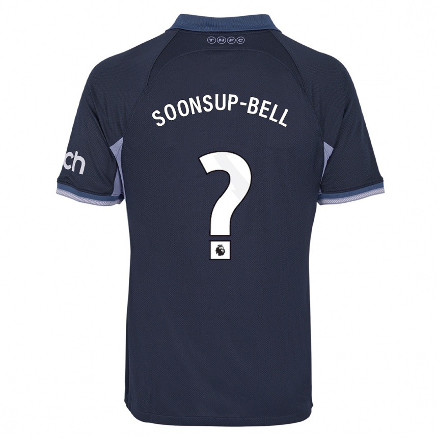 Vaikiškas Jude Soonsup-Bell #0 Tamsiai Mėlyna Išvykos Marškinėliai 2023/24 T-Shirt