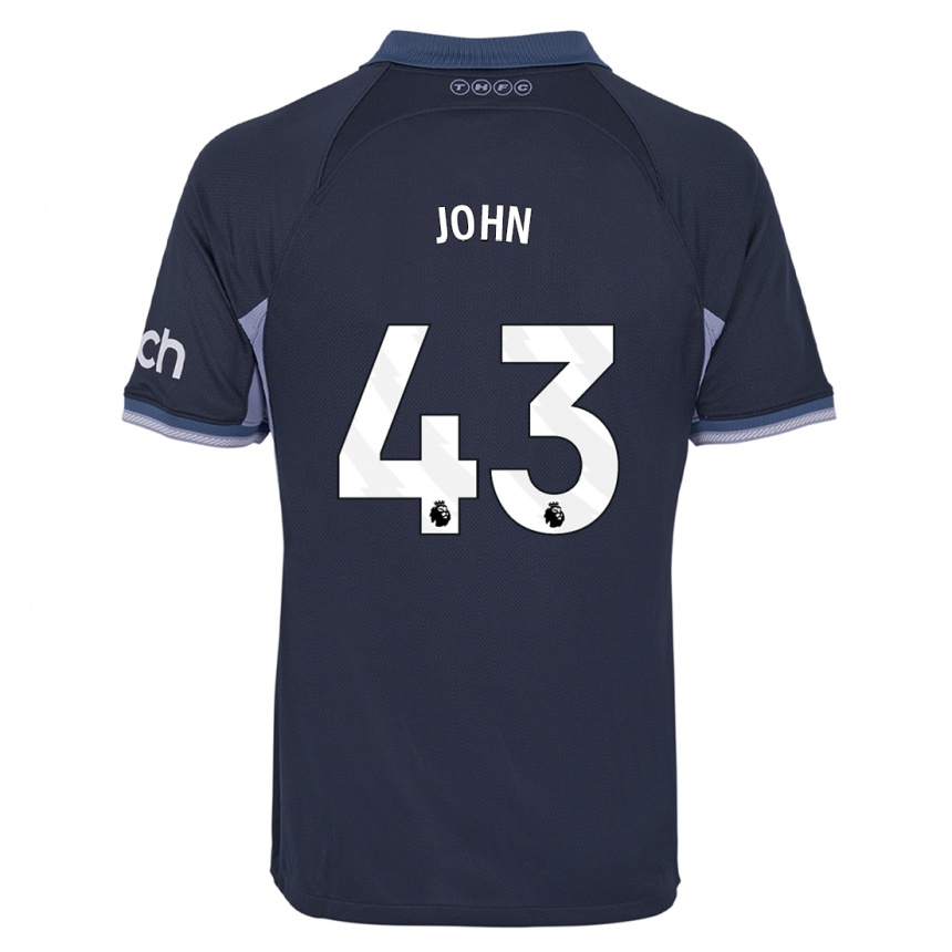 Vaikiškas Nile John #43 Tamsiai Mėlyna Išvykos Marškinėliai 2023/24 T-Shirt