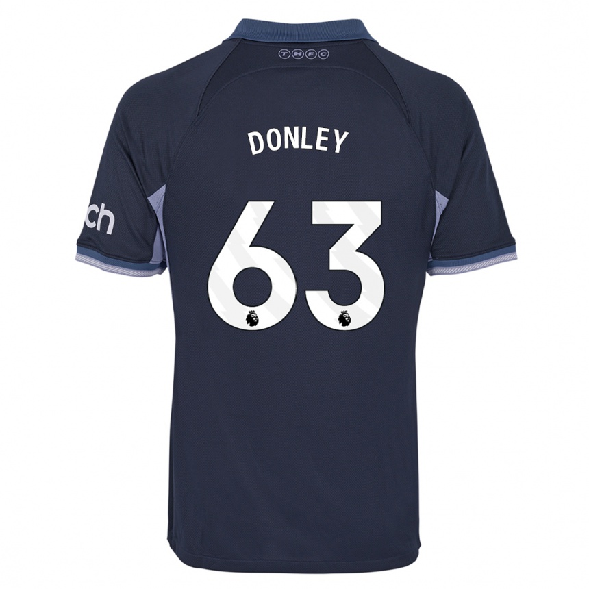 Vaikiškas Jamie Donley #63 Tamsiai Mėlyna Išvykos Marškinėliai 2023/24 T-Shirt