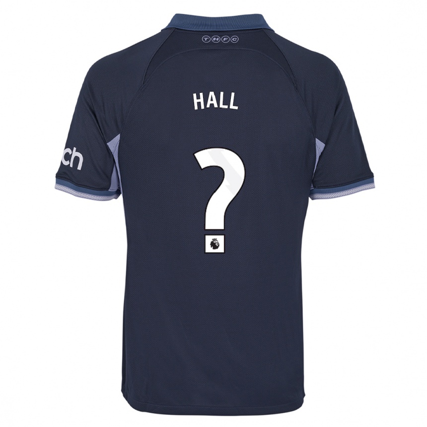 Vaikiškas Tyrese Hall #0 Tamsiai Mėlyna Išvykos Marškinėliai 2023/24 T-Shirt