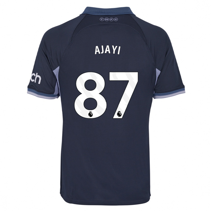 Vaikiškas Damola Ajayi #87 Tamsiai Mėlyna Išvykos Marškinėliai 2023/24 T-Shirt