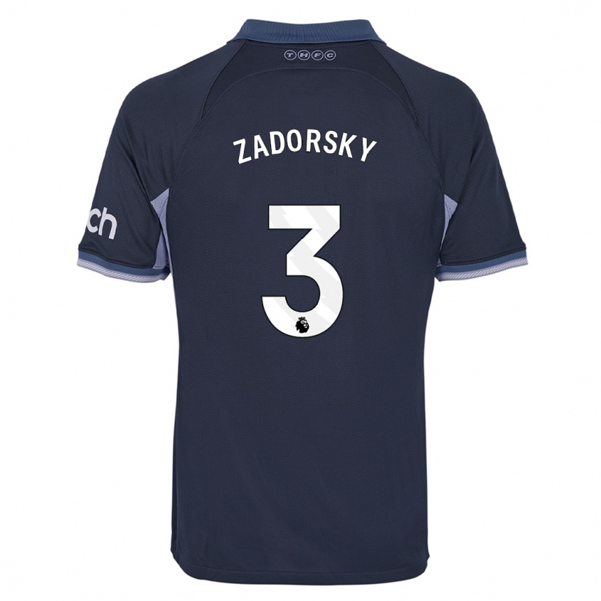 Vaikiškas Shelina Zadorsky #3 Tamsiai Mėlyna Išvykos Marškinėliai 2023/24 T-Shirt