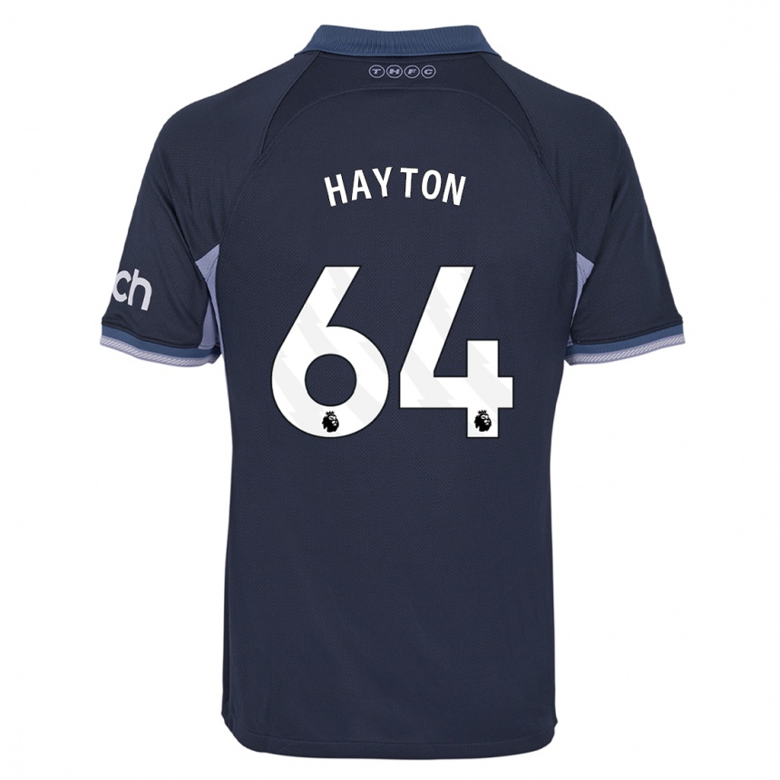 Vaikiškas Adam Hayton #64 Tamsiai Mėlyna Išvykos Marškinėliai 2023/24 T-Shirt