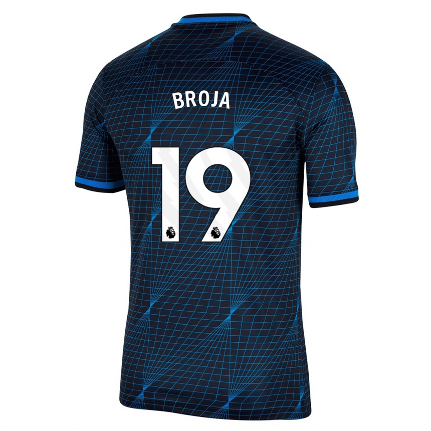 Vaikiškas Armando Broja #19 Tamsiai Mėlyna Išvykos Marškinėliai 2023/24 T-Shirt