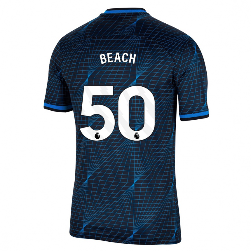 Vaikiškas Eddie Beach #50 Tamsiai Mėlyna Išvykos Marškinėliai 2023/24 T-Shirt