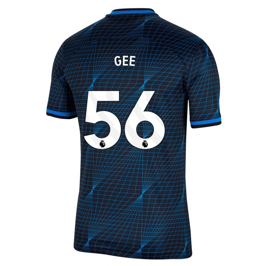 Vaikiškas Billy Gee #56 Tamsiai Mėlyna Išvykos Marškinėliai 2023/24 T-Shirt