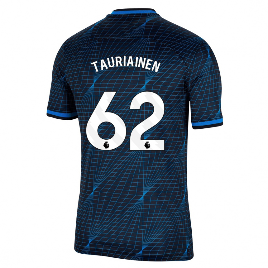 Vaikiškas Jimi Tauriainen #62 Tamsiai Mėlyna Išvykos Marškinėliai 2023/24 T-Shirt