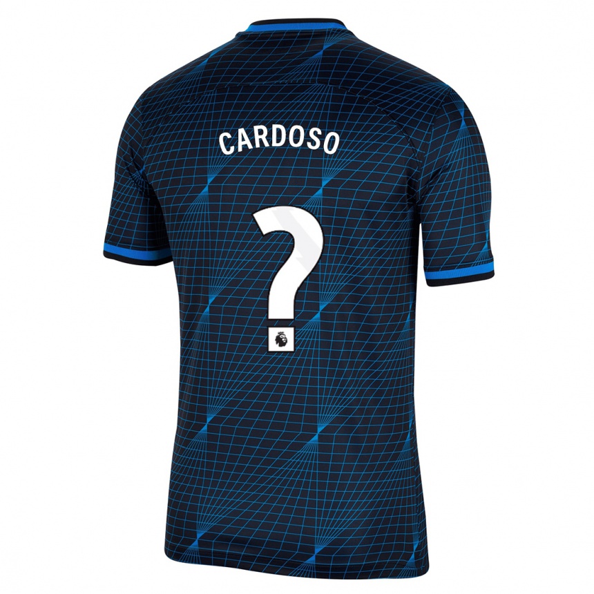 Vaikiškas Leo Cardoso #0 Tamsiai Mėlyna Išvykos Marškinėliai 2023/24 T-Shirt