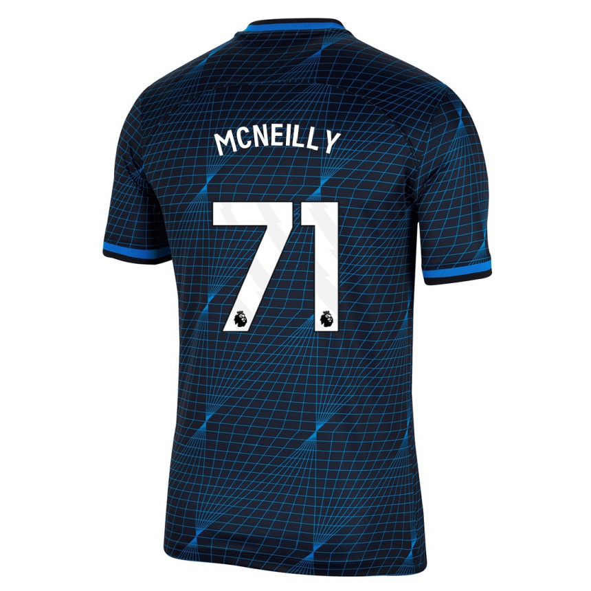 Vaikiškas Donnell Mcneilly #71 Tamsiai Mėlyna Išvykos Marškinėliai 2023/24 T-Shirt