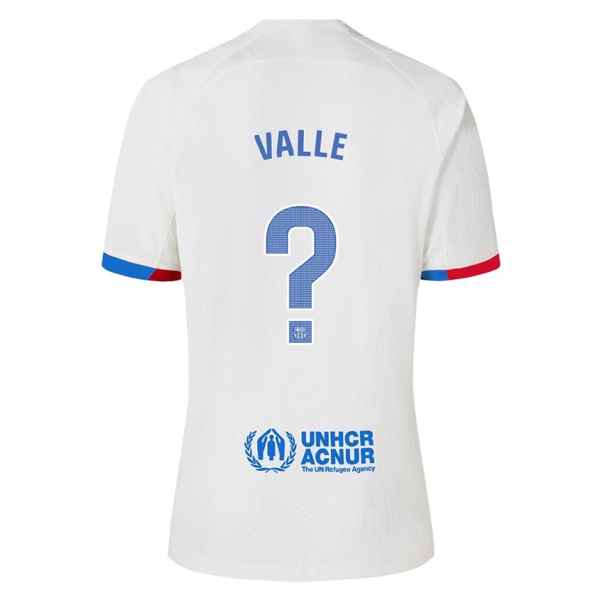 Vaikiškas Alex Valle #0 Baltas Išvykos Marškinėliai 2023/24 T-Shirt