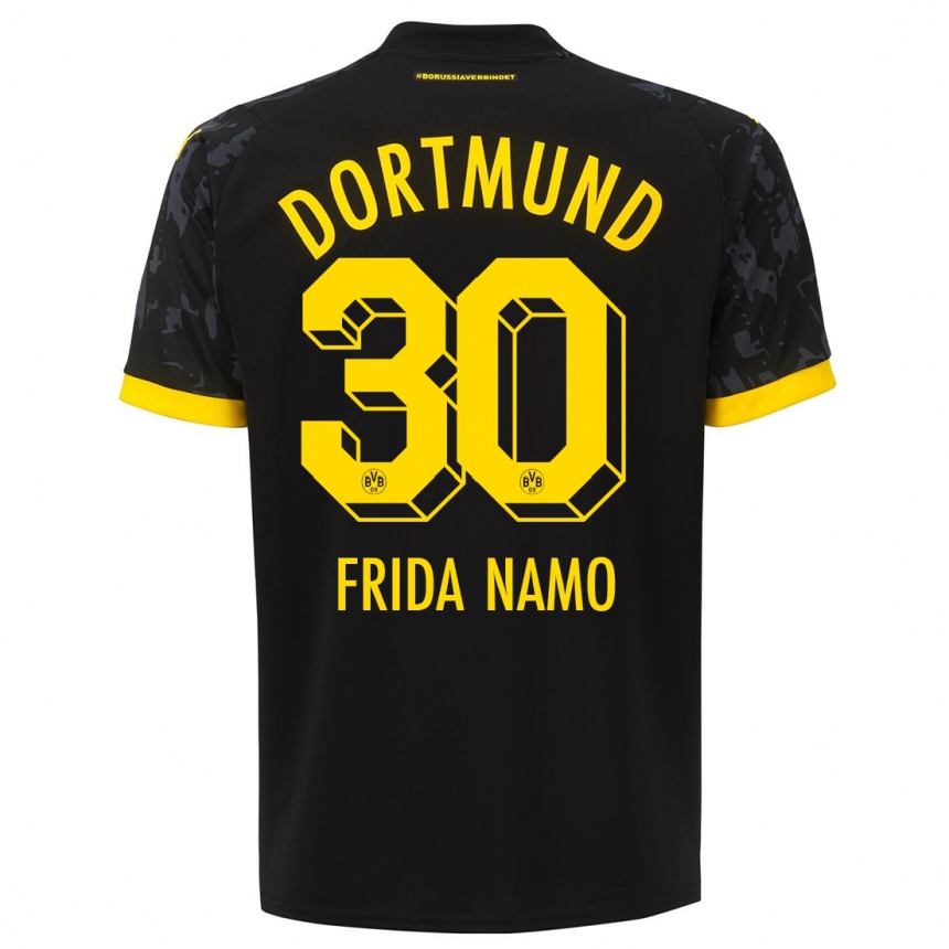 Vaikiškas Ronning Frida Namo #30 Juoda Išvykos Marškinėliai 2023/24 T-Shirt