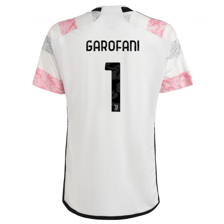 Vaikiškas Giovanni Garofani #1 Balta Rožinė Išvykos Marškinėliai 2023/24 T-Shirt