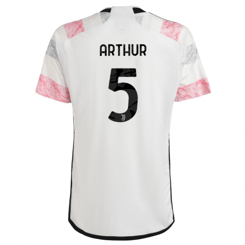 Vaikiškas Arthur #5 Balta Rožinė Išvykos Marškinėliai 2023/24 T-Shirt