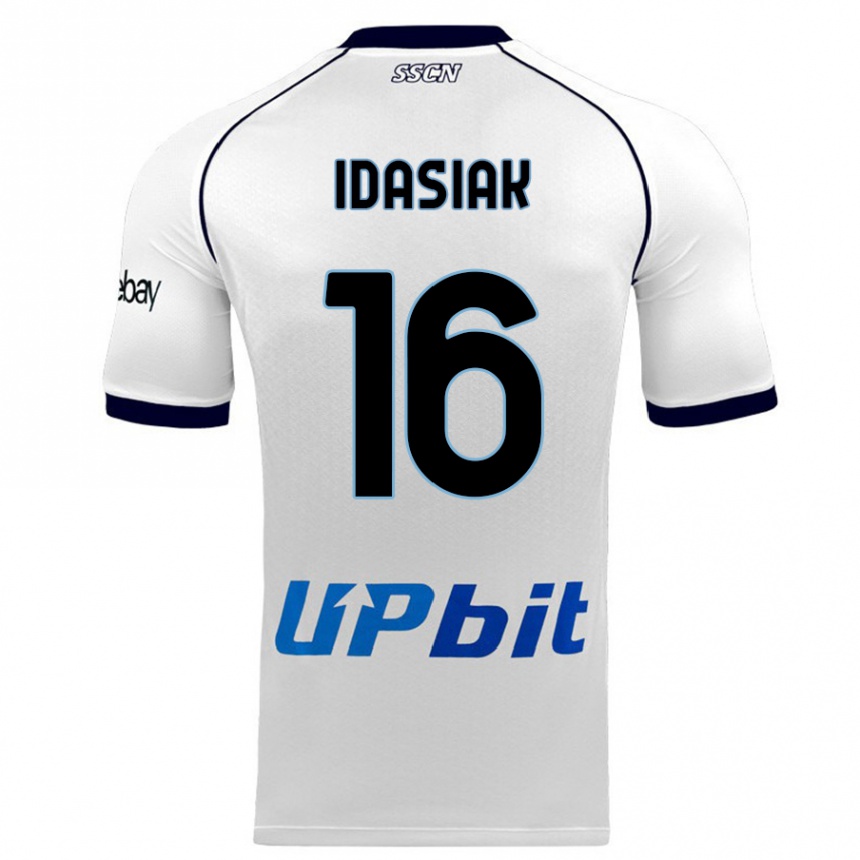 Vaikiškas Hubert Idasiak #16 Baltas Išvykos Marškinėliai 2023/24 T-Shirt