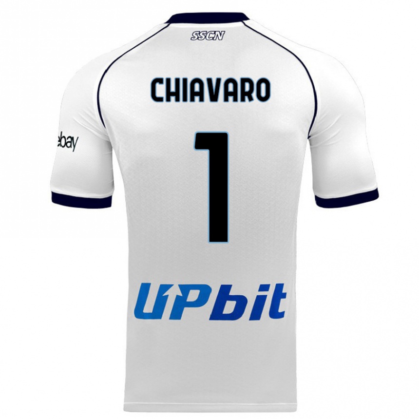 Vaikiškas Kelly Chiavaro #1 Baltas Išvykos Marškinėliai 2023/24 T-Shirt