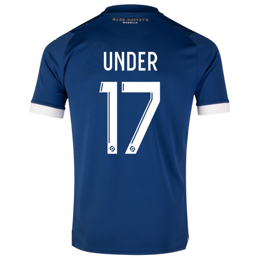 Vaikiškas Cengiz Under #17 Tamsiai Mėlyna Išvykos Marškinėliai 2023/24 T-Shirt