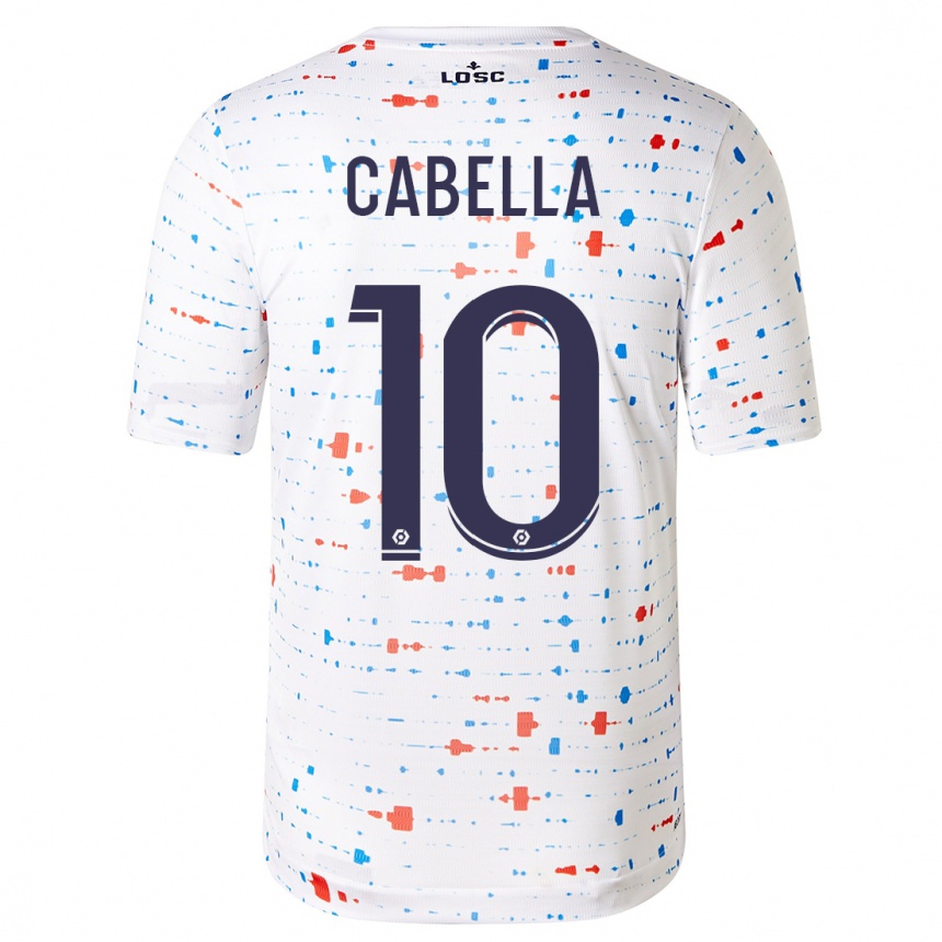 Vaikiškas Rémy Cabella #10 Baltas Išvykos Marškinėliai 2023/24 T-Shirt