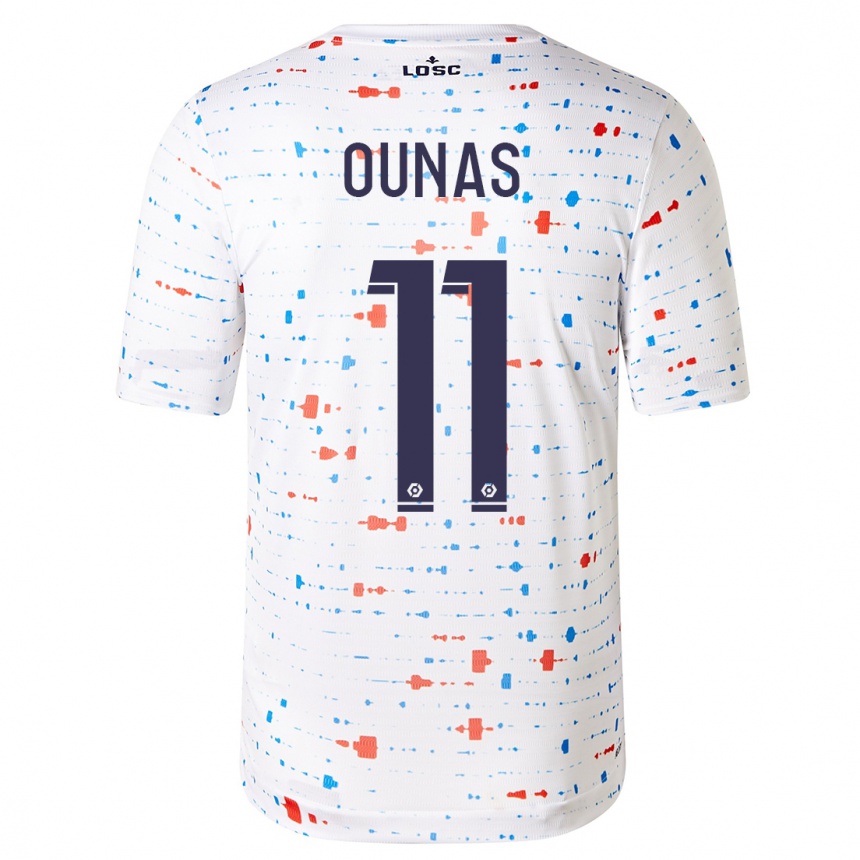 Vaikiškas Adam Ounas #11 Baltas Išvykos Marškinėliai 2023/24 T-Shirt