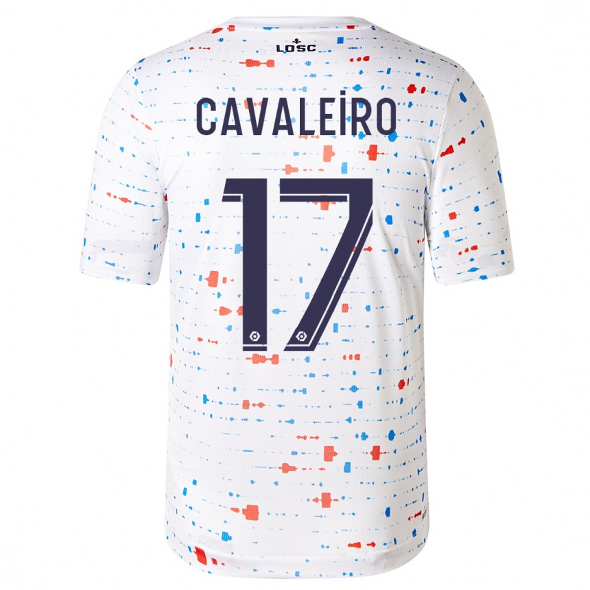 Vaikiškas Ivan Cavaleiro #17 Baltas Išvykos Marškinėliai 2023/24 T-Shirt