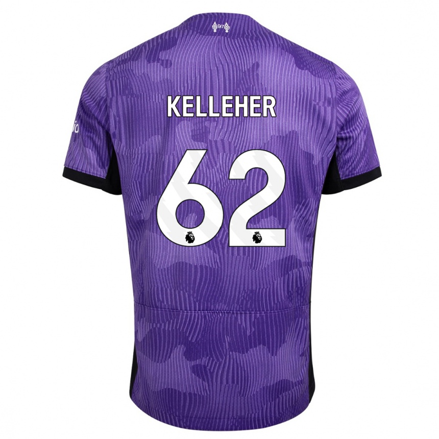 Vaikiškas Caoimhin Kelleher #62 Violetinė Trečias Marškinėliai 2023/24 T-Shirt