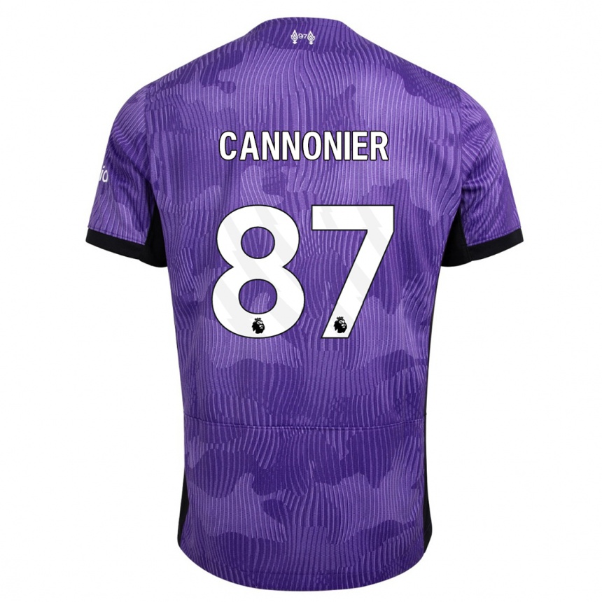 Vaikiškas Oakley Cannonier #87 Violetinė Trečias Marškinėliai 2023/24 T-Shirt