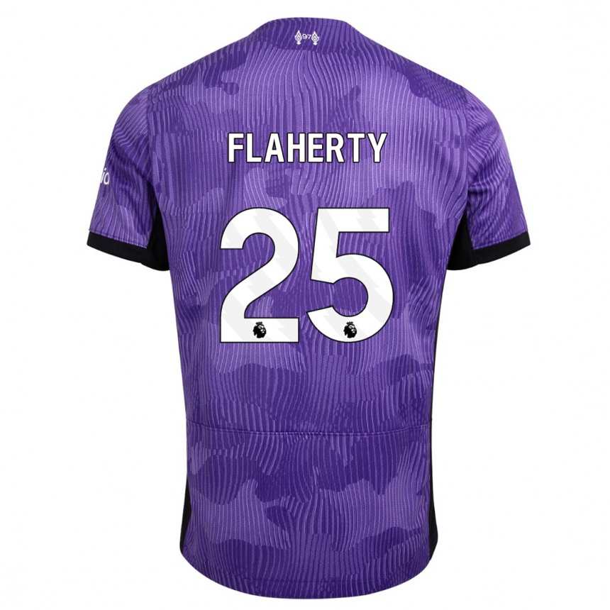 Vaikiškas Gilly Flaherty #25 Violetinė Trečias Marškinėliai 2023/24 T-Shirt