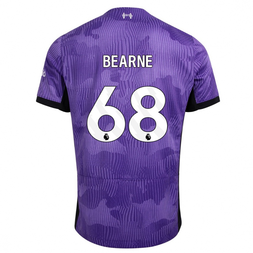 Vaikiškas Jack Bearne #68 Violetinė Trečias Marškinėliai 2023/24 T-Shirt