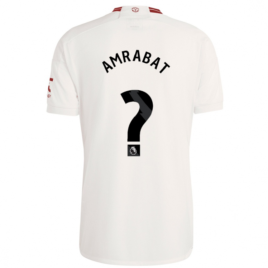 Vaikiškas Sofyan Amrabat #0 Baltas Trečias Marškinėliai 2023/24 T-Shirt