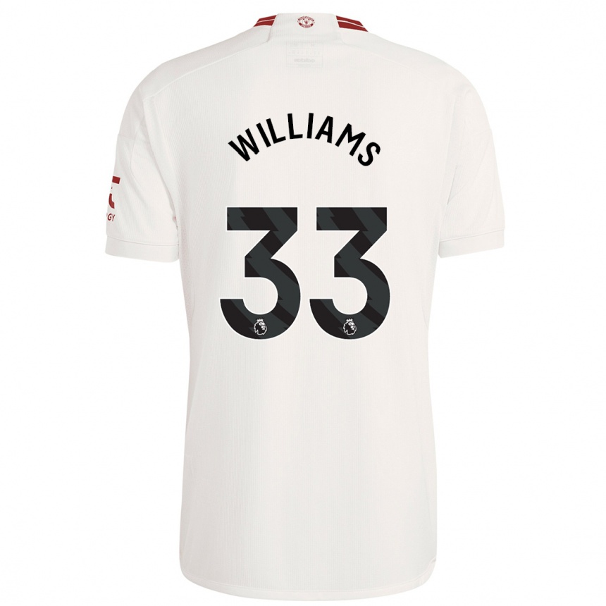 Vaikiškas Brandon Williams #33 Baltas Trečias Marškinėliai 2023/24 T-Shirt