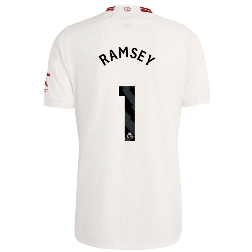 Vaikiškas Emily Ramsey #1 Baltas Trečias Marškinėliai 2023/24 T-Shirt