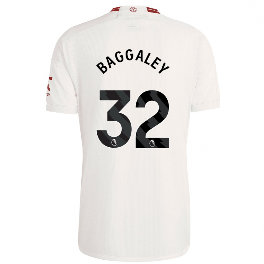 Vaikiškas Sophie Baggaley #32 Baltas Trečias Marškinėliai 2023/24 T-Shirt