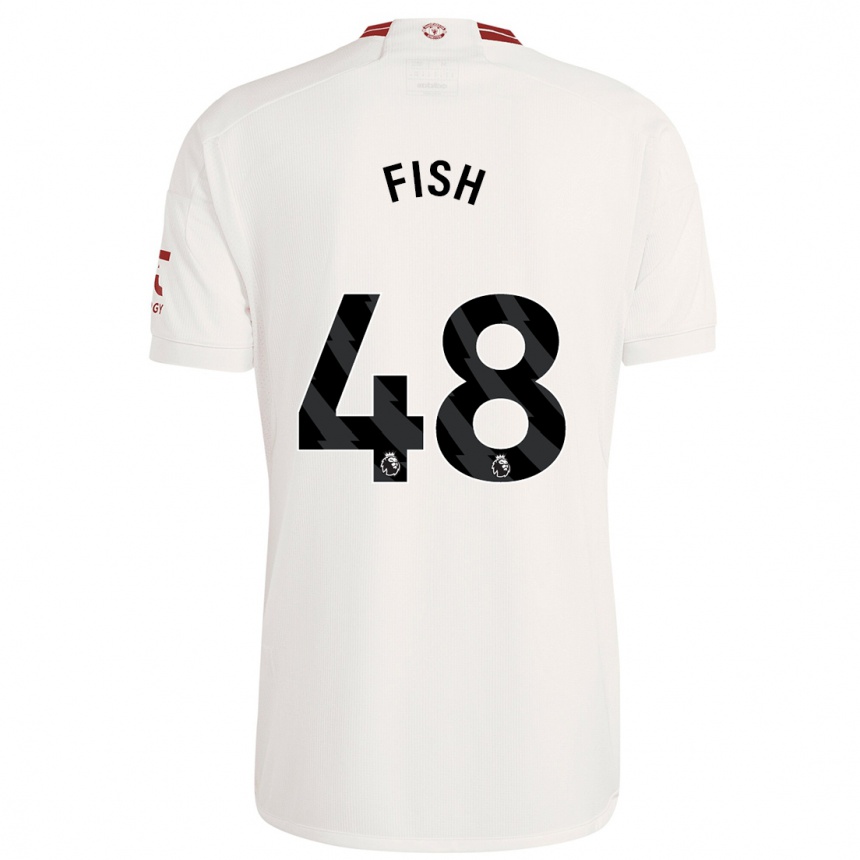 Vaikiškas Will Fish #48 Baltas Trečias Marškinėliai 2023/24 T-Shirt