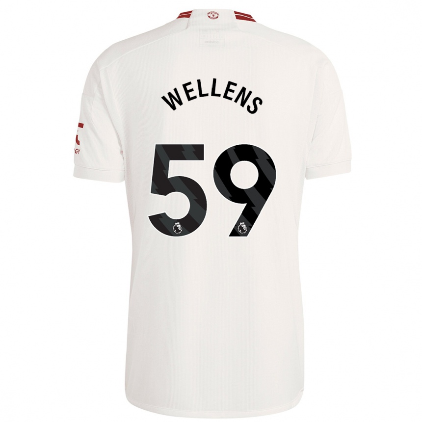 Vaikiškas Charlie Wellens #59 Baltas Trečias Marškinėliai 2023/24 T-Shirt