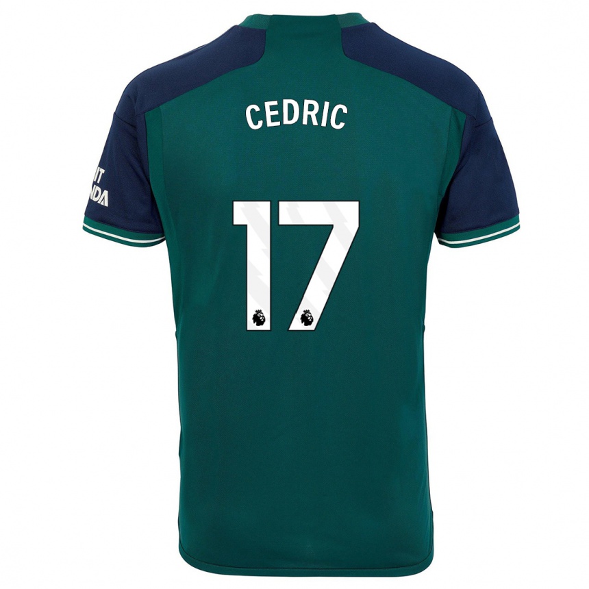 Vaikiškas Cedric Soares #17 Žalias Trečias Marškinėliai 2023/24 T-Shirt