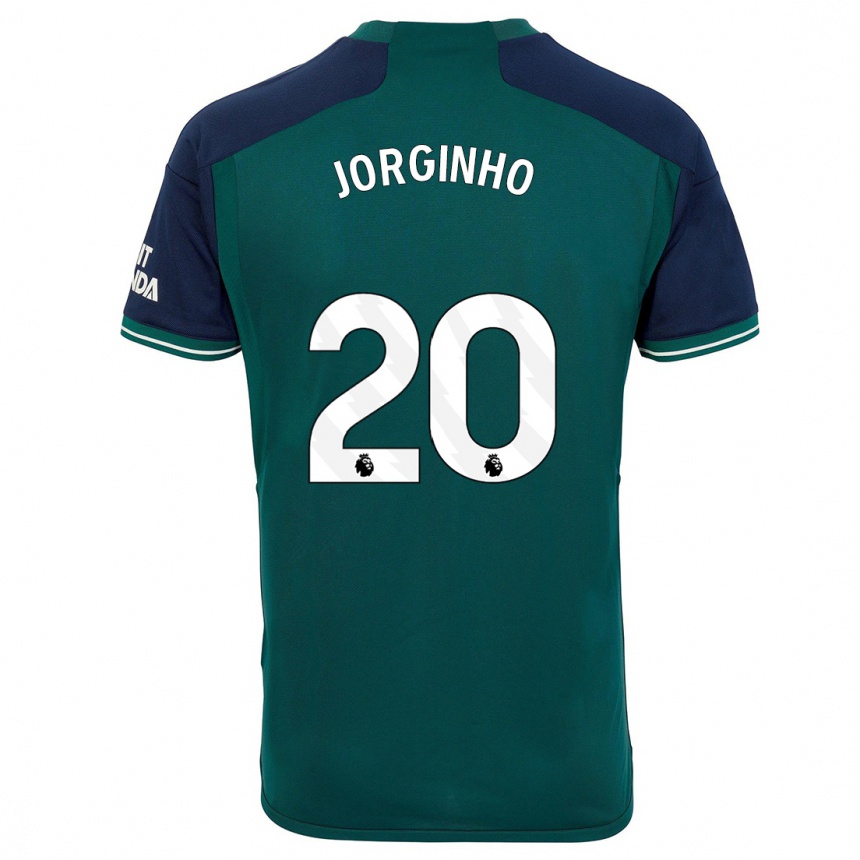 Vaikiškas Jorginho #20 Žalias Trečias Marškinėliai 2023/24 T-Shirt