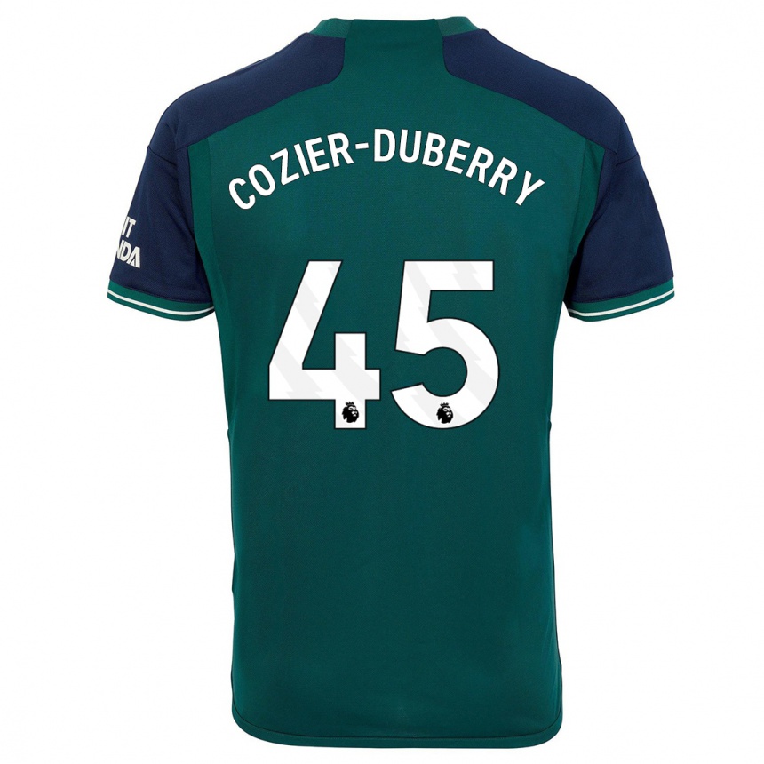 Vaikiškas Amario Cozier-Duberry #45 Žalias Trečias Marškinėliai 2023/24 T-Shirt