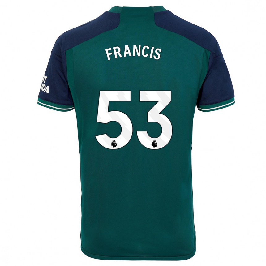 Vaikiškas Jack Henry Francis #53 Žalias Trečias Marškinėliai 2023/24 T-Shirt