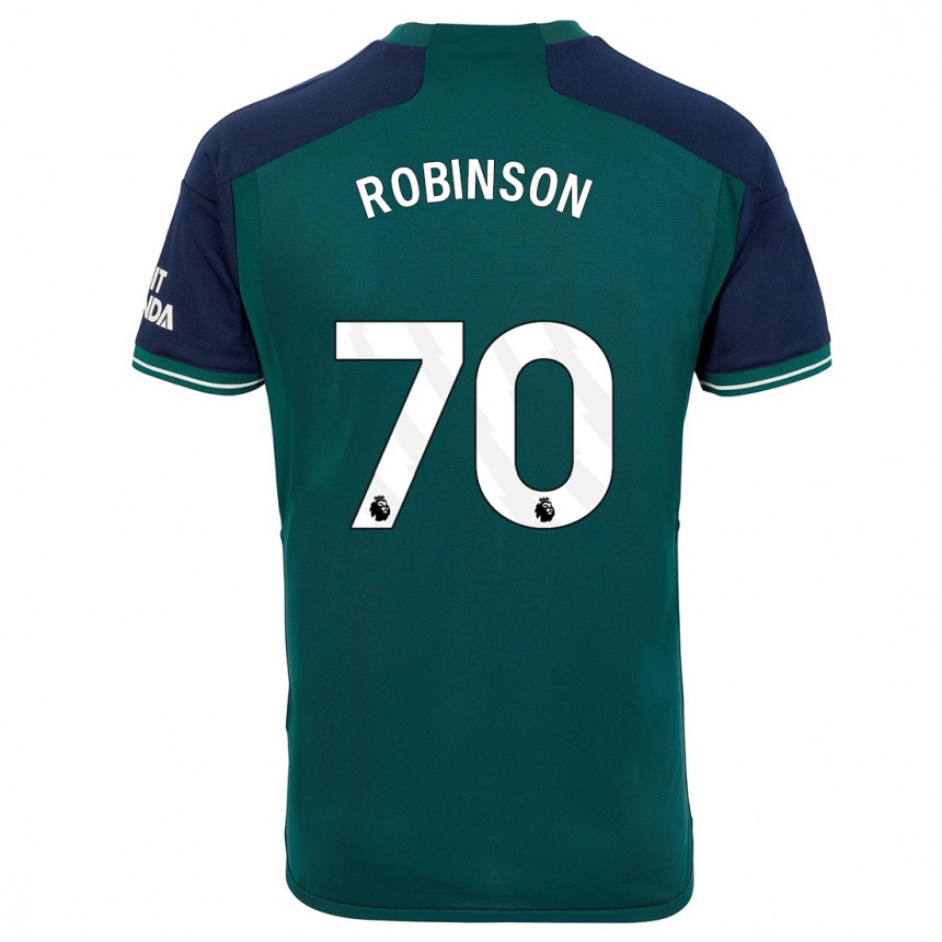 Vaikiškas Josh Robinson #70 Žalias Trečias Marškinėliai 2023/24 T-Shirt