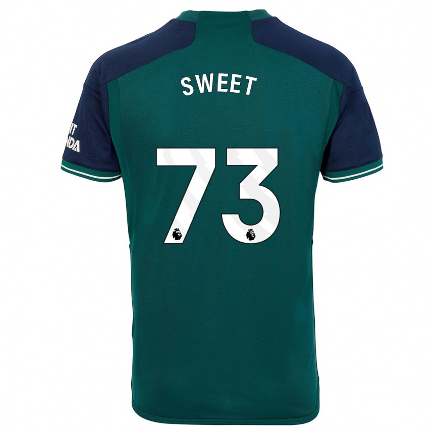 Vaikiškas James Sweet #73 Žalias Trečias Marškinėliai 2023/24 T-Shirt