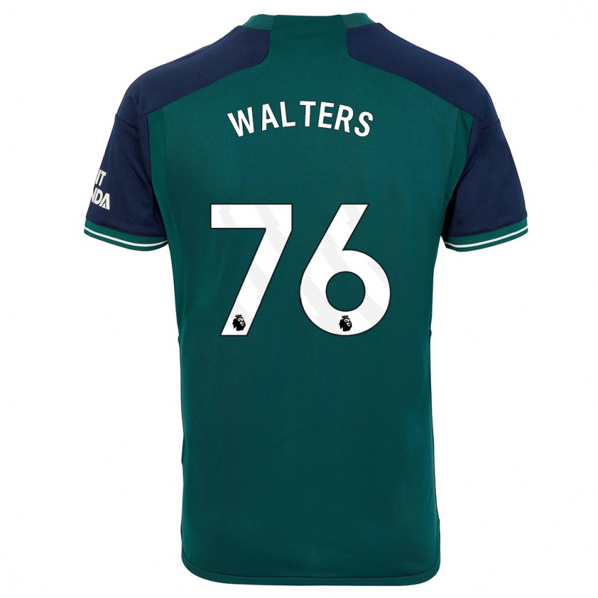 Vaikiškas Reuell Walters #76 Žalias Trečias Marškinėliai 2023/24 T-Shirt