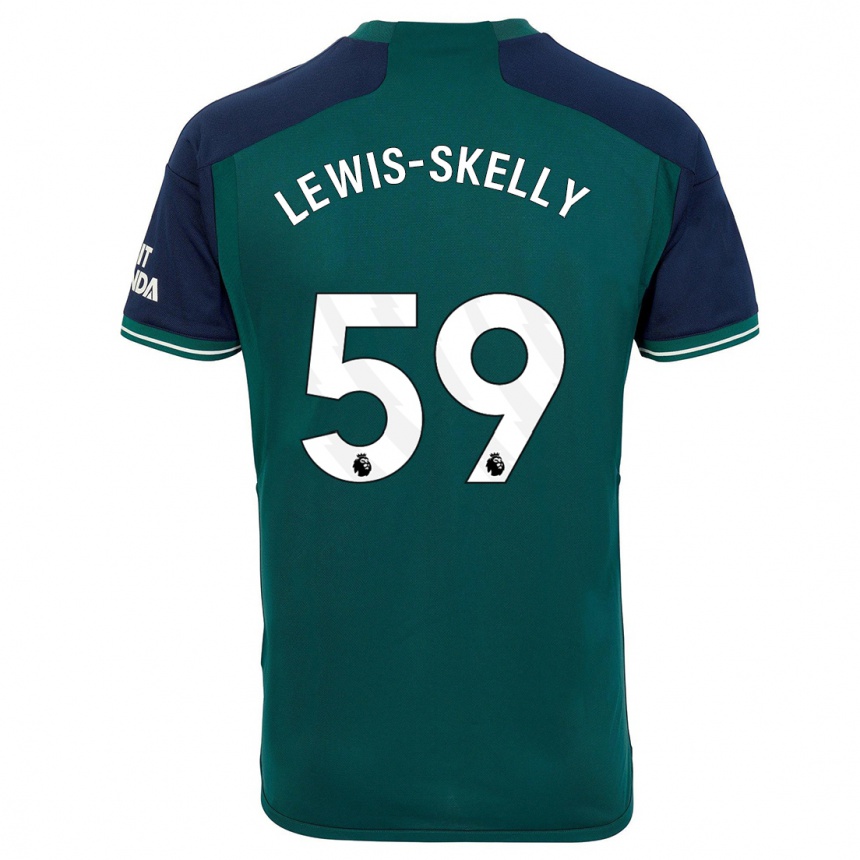 Vaikiškas Myles Lewis-Skelly #59 Žalias Trečias Marškinėliai 2023/24 T-Shirt