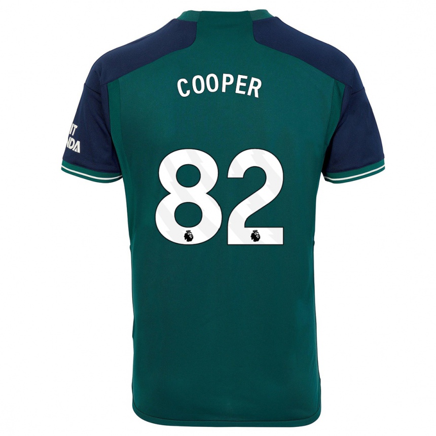 Vaikiškas Noah Cooper #82 Žalias Trečias Marškinėliai 2023/24 T-Shirt