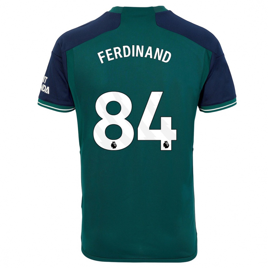 Vaikiškas Seb Ferdinand #84 Žalias Trečias Marškinėliai 2023/24 T-Shirt